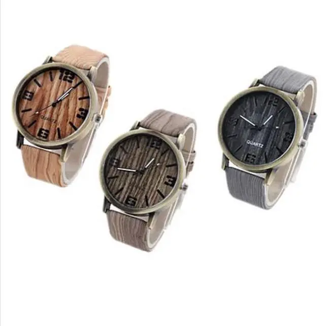 Main image of Vista Woodchuck Wood Grain Style Exotic Watches - Oak Wood