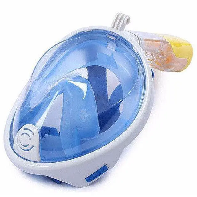 Main image of Vista Full Face Snorkel Mask with Optional HD 1080P Action Sports Camera - Blue