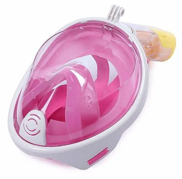 Main image of Vista Full Face Snorkel Mask with Optional HD 1080P Action Sports Camera - Pink