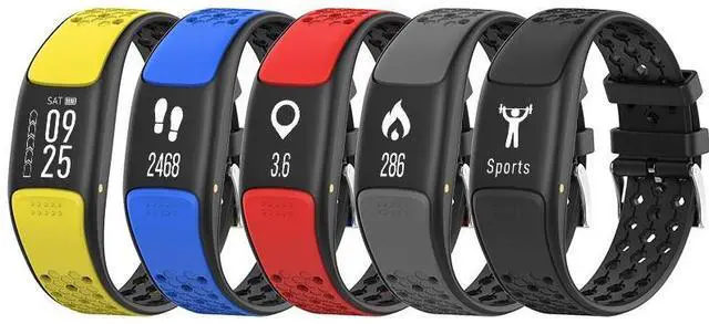 Main image of Smart Fit Sporty Fitness Tracker and Waterproof Swimmers Watch - YELLOW
