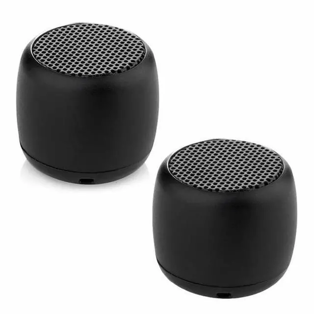 Main image of Vista Little Wonder Solo Stereo Multi Connect Bluetooth Speaker 2/Pak - BLACK