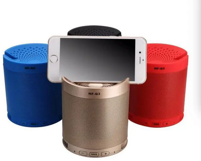 Main image of Bluetooth Speaker With Phone Stand - GOLDEN