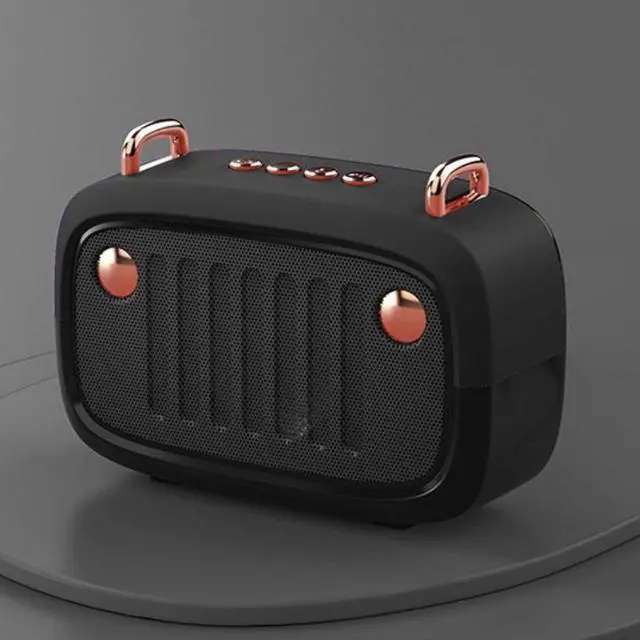 Main image of Retro Look FM Radio And Bluetooth Speaker - BLACK