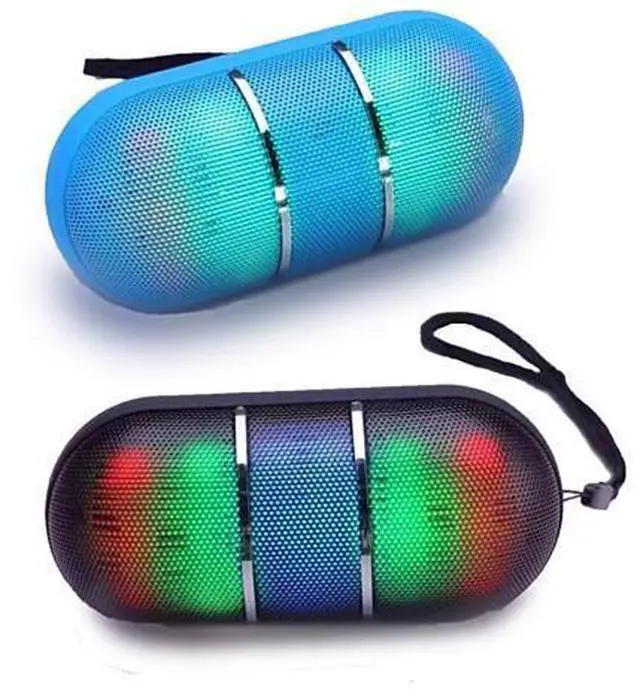 Main image of Dance With Me Portable Bluetooth Speaker With DISCO LED Lights - Blue