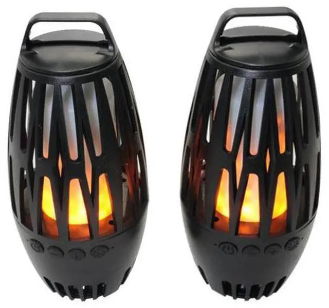 Main image of Soft Flame LED Sync Sound Speaker - Black