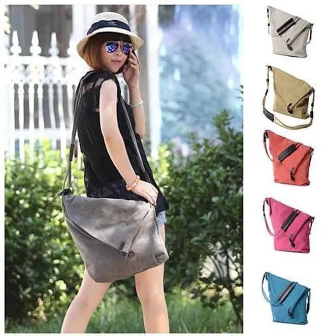 Main image of Vista LEISURELY Foldover Crossbody Bag In 6 Colors - Prettiest Pink
