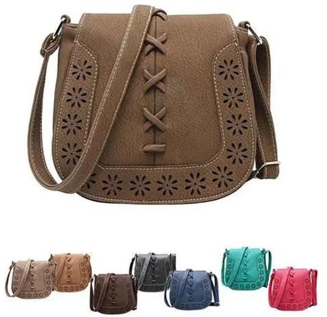Main image of Vista Daisy Dots Follow The Sun Handbags In 8 Colors - Best Of Beige