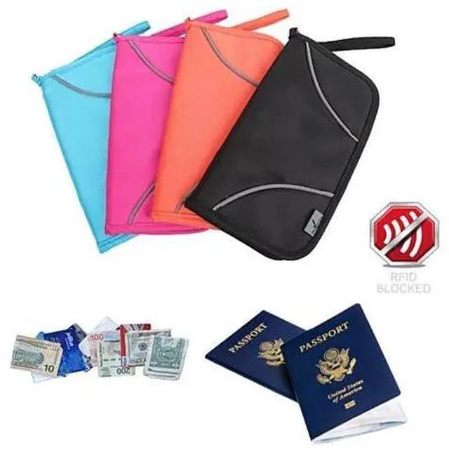 Main image of Vista SAFE JOURNEY RFID BLOCKER Passport and Credit Card Protector Wallet - Sky Blue