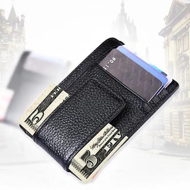 Main image of Vista Money Clip with RFID Safe Wallet - Black
