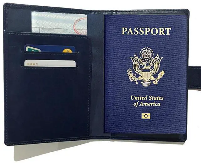 Main image of Vista Passport Wallet with RFID Safe Lock - Black