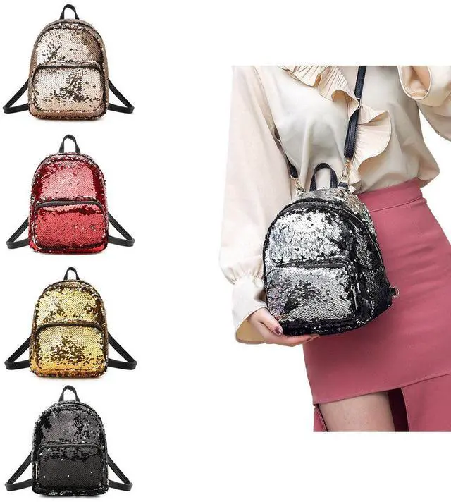 Main image of Vista Let it Twinkle Sequin Backpack Pretty and Practical - GOLD