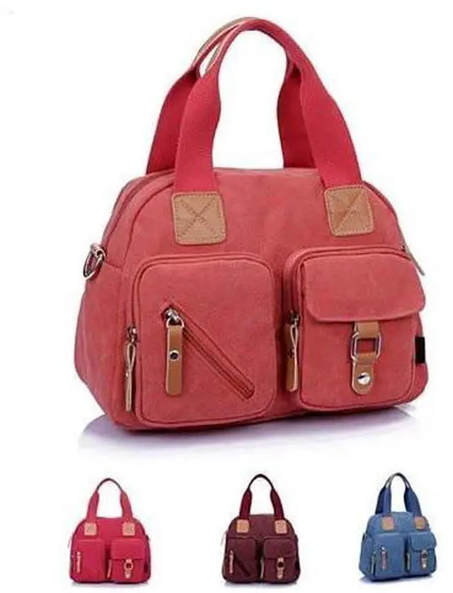 Main image of Vista Savvy Cargo mini Canvas Bag by Journey Collection - Blue