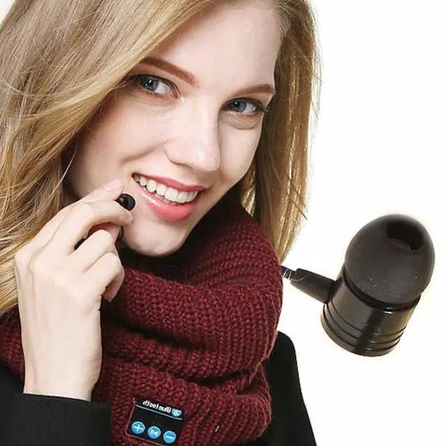 Main image of Vista Bluetooth Infinity Scarf - White