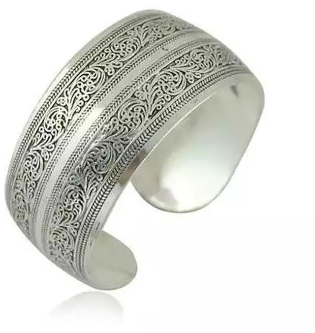 Main image of Vista Artistry Bracelet Vintage Look with Silver Overlay - Silver