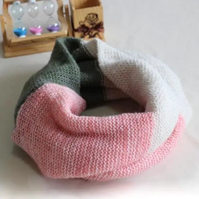 Main image of Vista Awesome Hues TRI Color Infinity Scarves - Eucalyptus Green