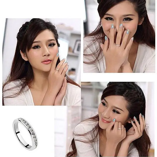 Main image of Vista Sonoma Ring Eternity Wedding Band - Silver