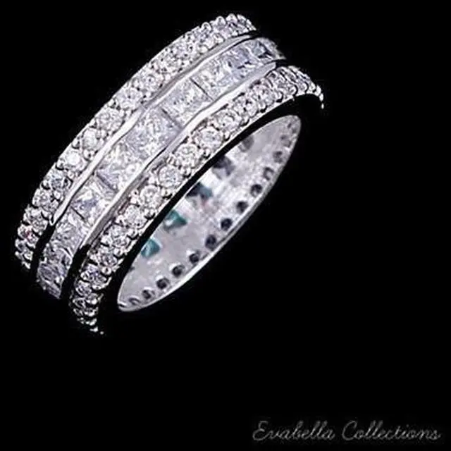 Main image of Vista LUMINA Pure & Pink Banquet Rings - Pink Stone