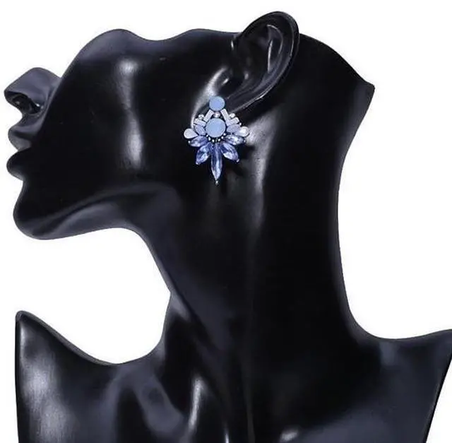 Main image of Vista Precious Studs Statement Earrings - Blue