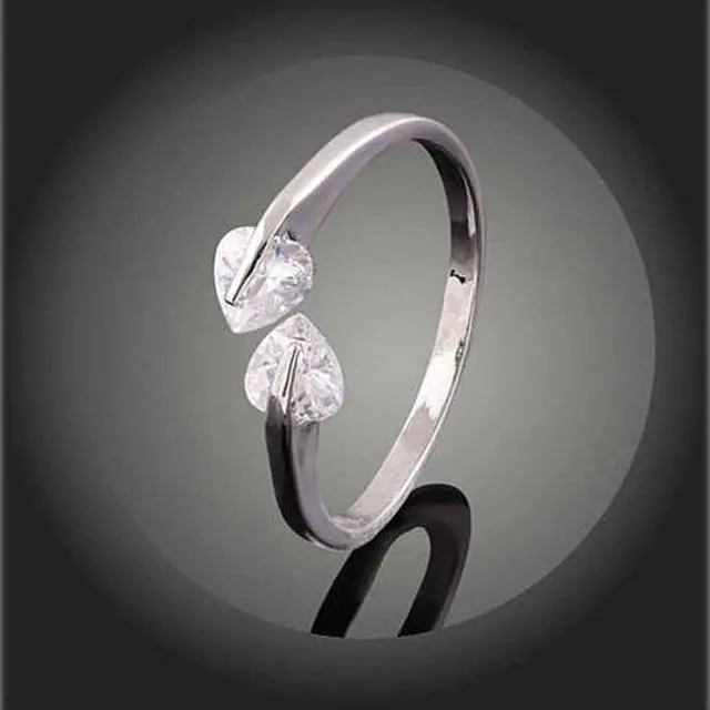 Main image of Vista Sweet Promise Ring - Pledge to Love and Commit - Silver