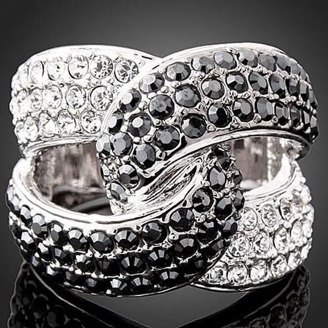 Main image of Vista Lifelong Crystal Ring - Silver