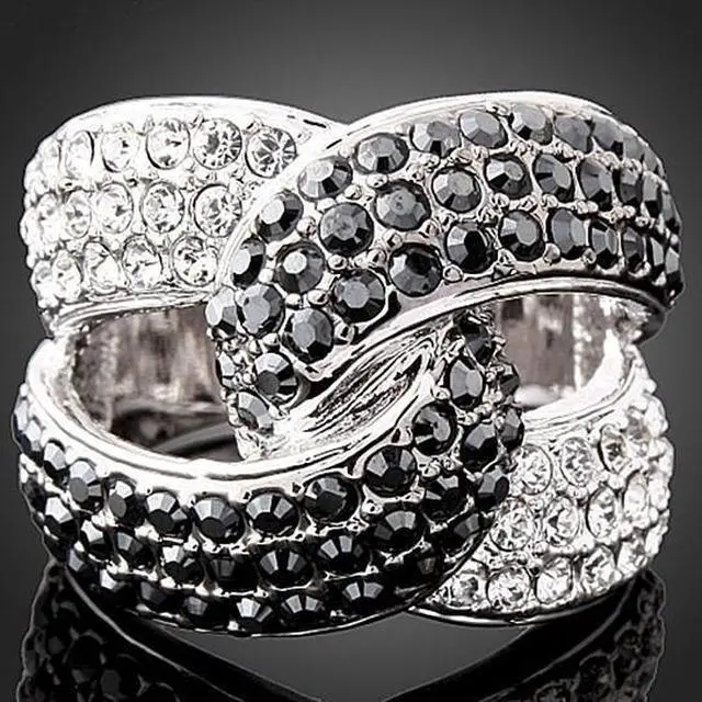 Main image of Vista Lifelong Crystal Ring - Silver