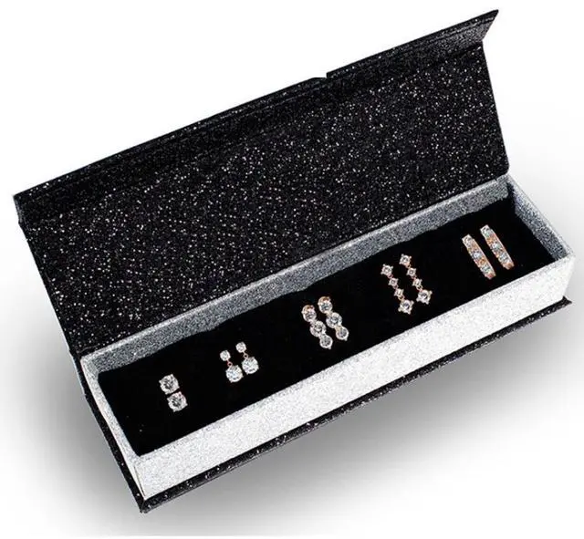 Main image of Vista Evening Affair 5 in 1 Earring Set - ROSEGOLD/SILVER 925