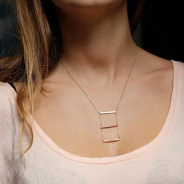 Main image of Vista Lead To Succeed Necklace - Yellow Gold Plated