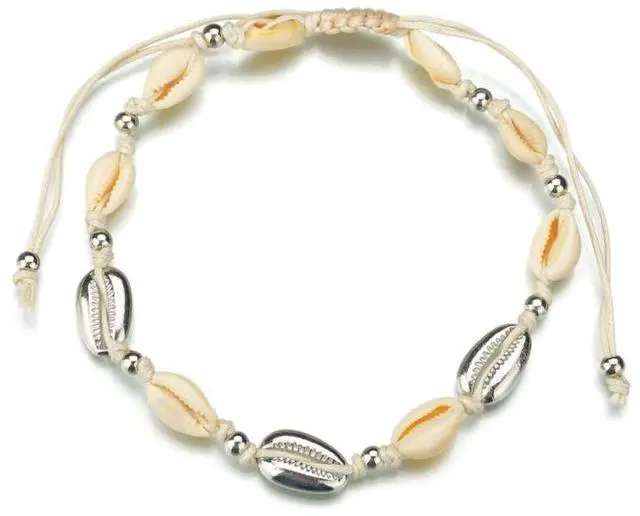 Main image of Vista Ocean And Earth Cowrie Shell Statement Necklace - Silver