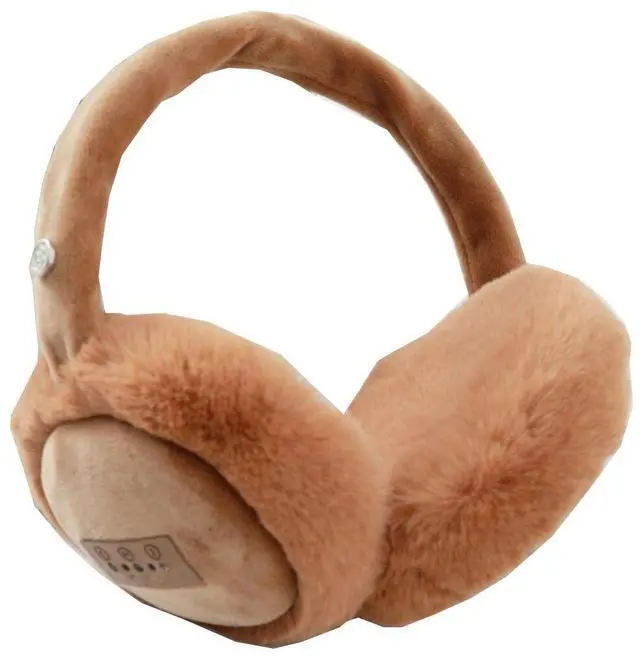 Main image of Vista Fuzzy Wuzzy Bluetooth Headphones - CHOCOLATE