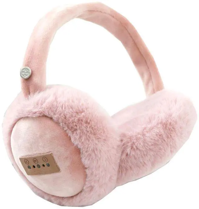 Main image of Vista Fuzzy Wuzzy Bluetooth Headphones - PINK