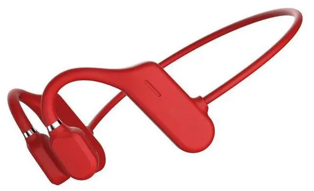 Main image of Vista Open Ear Induction Stereo Wireless Headphones - RED