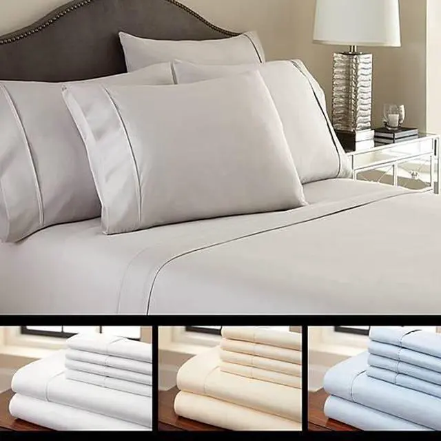 Main image of Vista 6-Piece Luxury Soft Bamboo Bed Sheet Set in 12 Colors - Hunter Green
