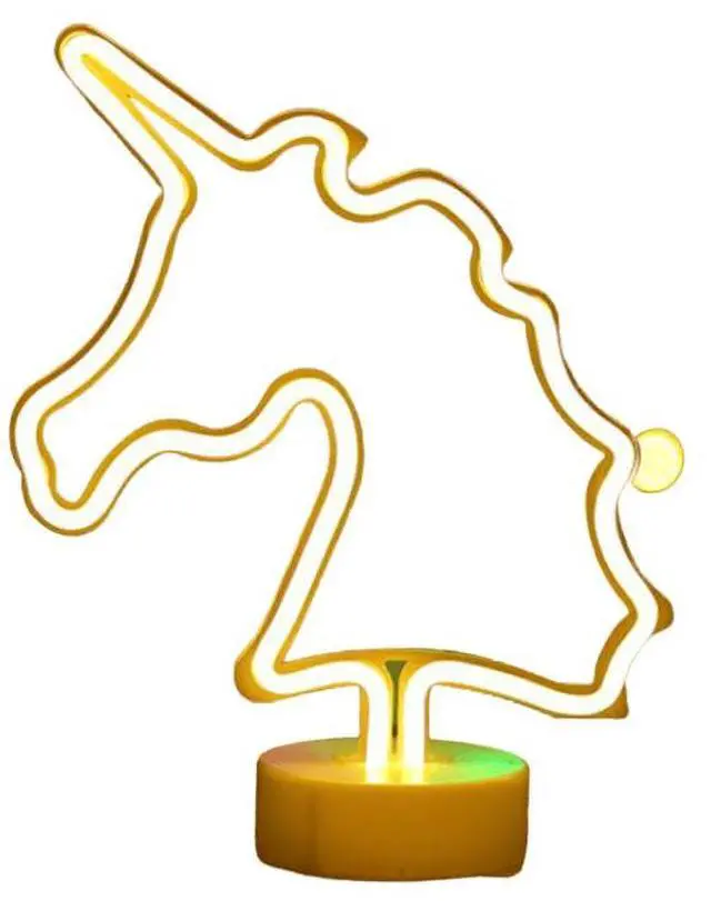 Main image of Vista Tropical Nights Neon Deco Lights With Remote Control - Yellow