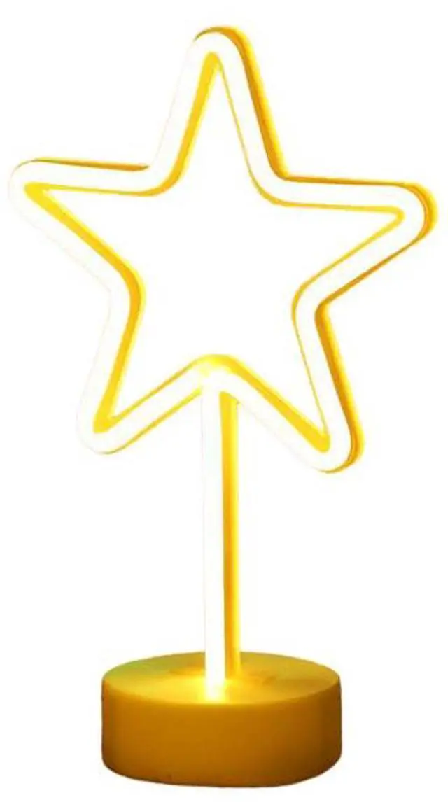 Main image of Vista Tropical Nights Neon Deco Lights With Remote Control - Yellow