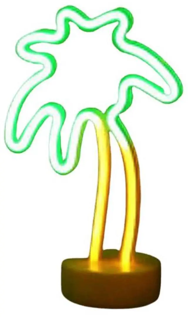 Main image of Vista Tropical Nights Neon Deco Lights With Remote Control - Green