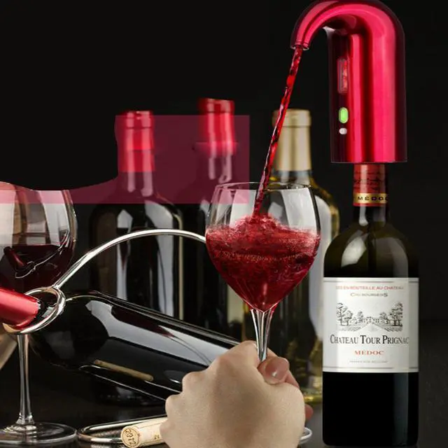 Main image of Vista Wine On Tap Wine Oxygenator For Smoother Taste - RED