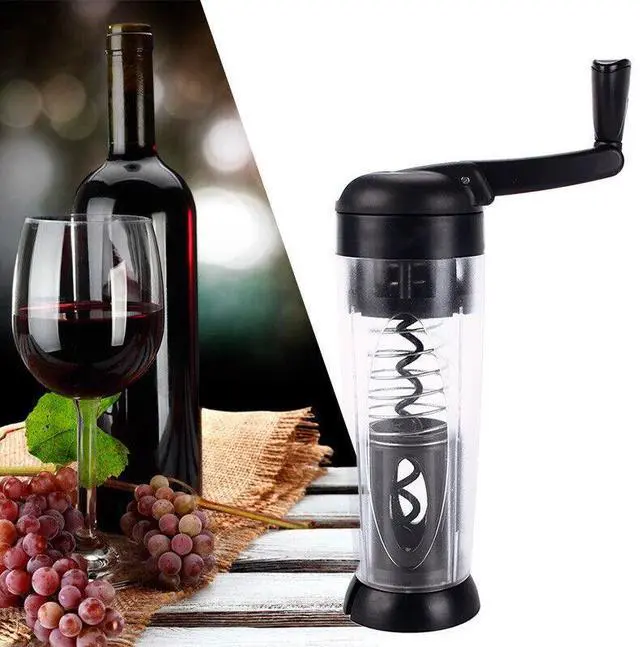 Main image of Vista Cork Mill Easy Wine Bottle Opener - Black