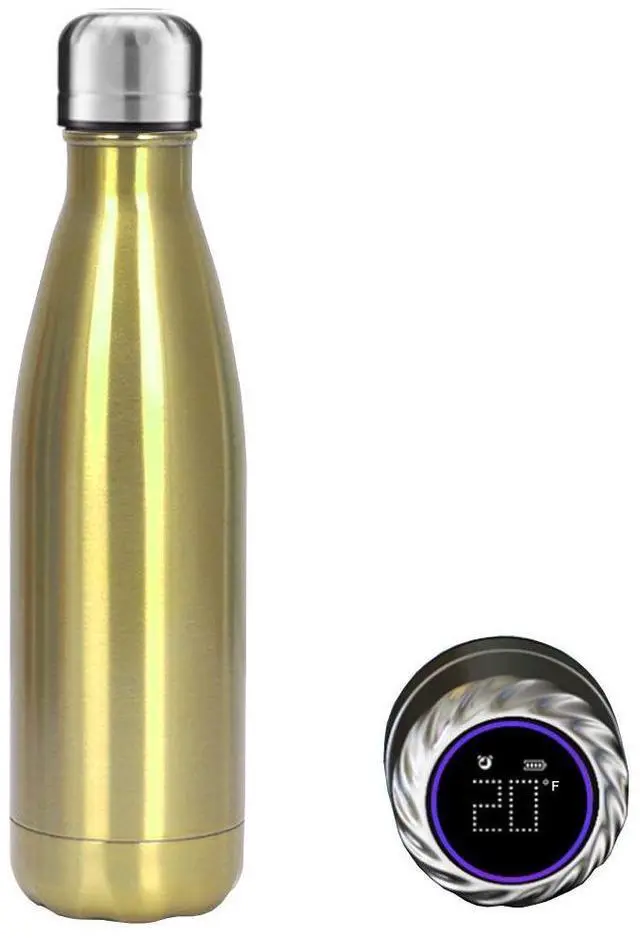 Main image of Vista Aquaala UV Water Bottle With Temp Cap - GOLD # 5
