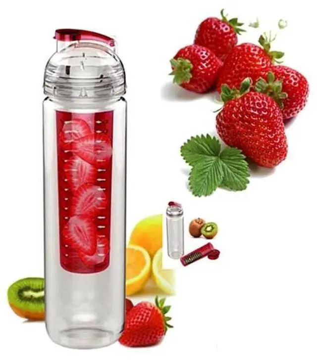 Main image of Vista Fruitcola Dome Fruit Infuser Water Bottle - Blue