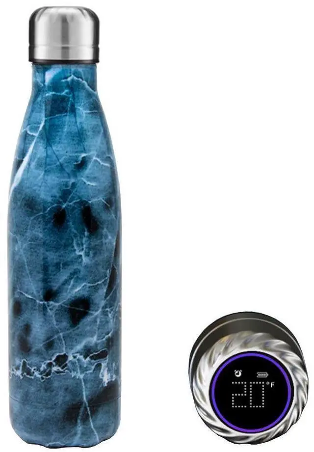 Main image of Vista Aquaala UV Water Bottle With Temp Cap - BLACK ICE #1