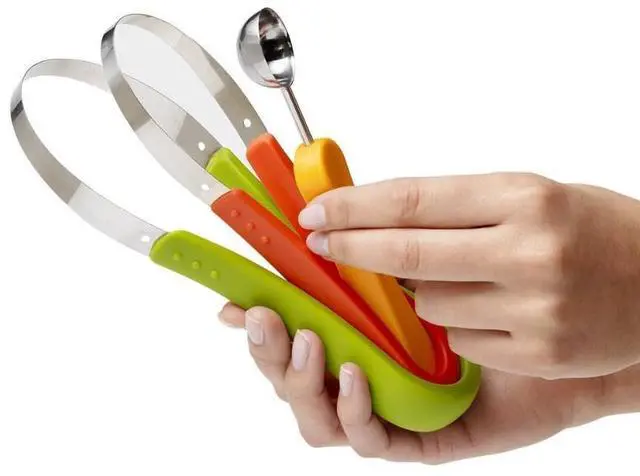 Main image of Vista SUPER SCOOPER Your 3 In 1 Fruit Scooper & Melon Baller - Multi Colors