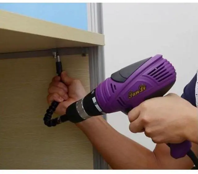 Main image of Vista Flex Drill Adapter A Handyman's 2Pc Tool - Purple