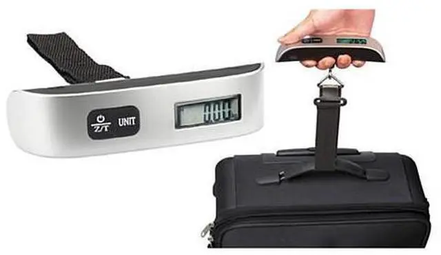 Main image of Vista Luggage Scale With Temperature Sensor - Black