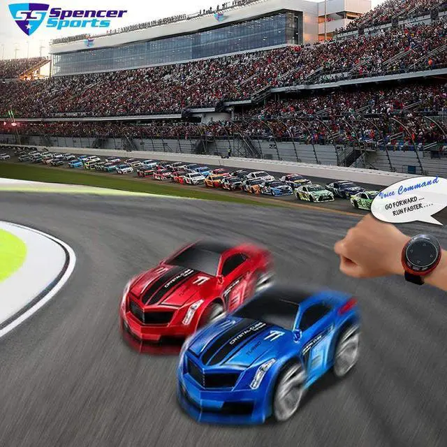 Main image of Vista Turbo Racer Voice Activated Remote Control Sports Car - YELLOW