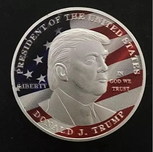 Main image of Vista Mr. President Collector's Choice Donald Trump Coin 1 OZ Silver Clad - Multi Colors