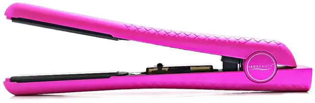 Main image of ISO Beauty Spectrum Pro 1.25" 100% Solid Ceramic Flat Iron - Diamond Collection - Metallic Pink