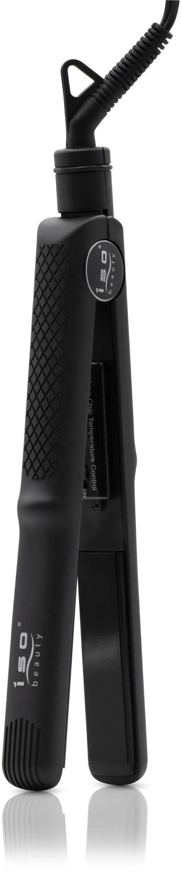 Main image of ISO Beauty Turbo Silk Pro 1" Titanium-Plated Single Pass Flat Iron - Black