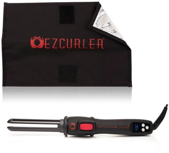Main image of ISO Beauty EZCurler Rotating Tourmaline-Infused Ceramic Curling Iron - Black