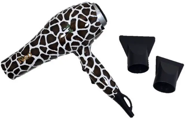 Main image of NEO Choice Ionic Pro 2000 - Professional 2000W Powerful Ionic Hair Dryer - Concentrator Nozzles Included - Giraffe