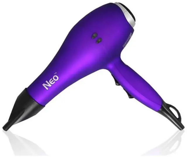 Main image of NEO Choice Ionic Pro 2000 - Professional 2000W Powerful Hair Dryer - Concentrator Nozzles Included - Purple Metallic